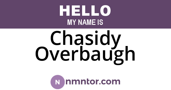 Chasidy Overbaugh