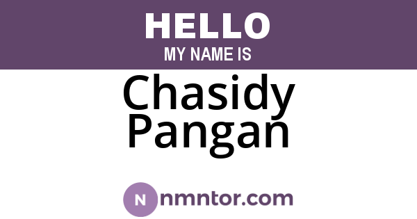 Chasidy Pangan