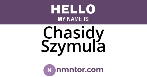 Chasidy Szymula