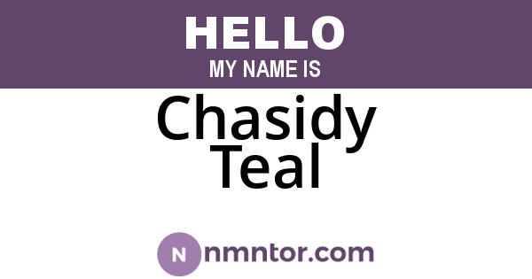Chasidy Teal