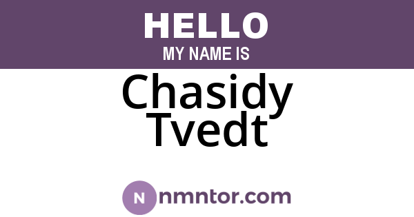 Chasidy Tvedt