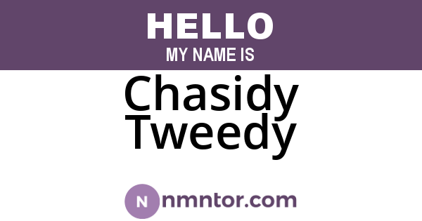 Chasidy Tweedy