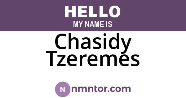 Chasidy Tzeremes