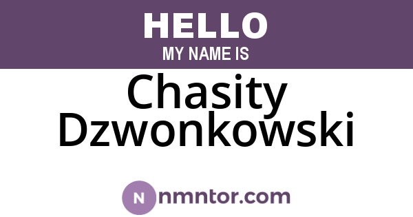 Chasity Dzwonkowski