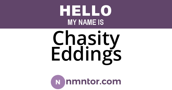 Chasity Eddings