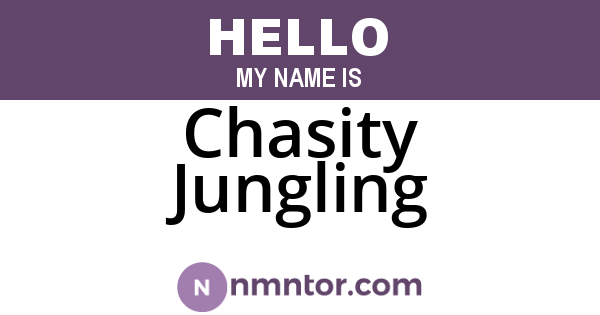 Chasity Jungling