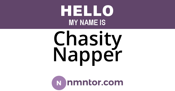 Chasity Napper