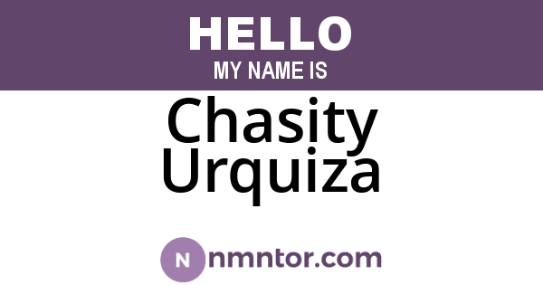 Chasity Urquiza