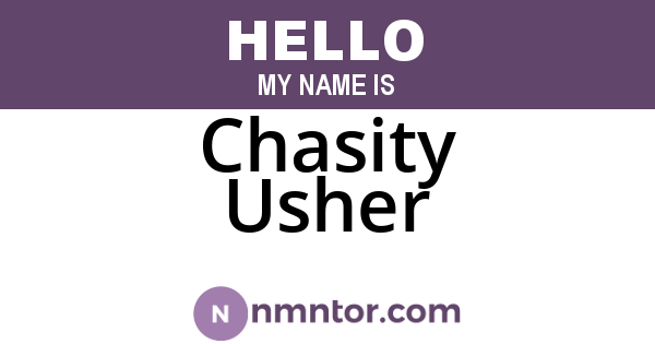 Chasity Usher
