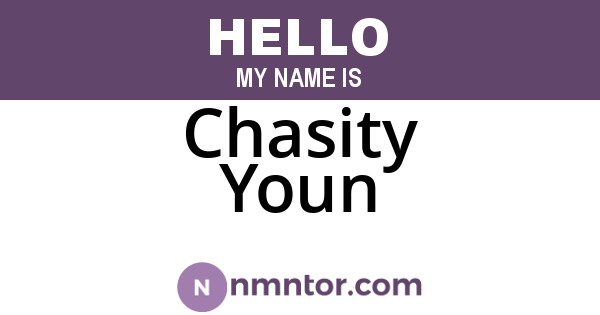 Chasity Youn