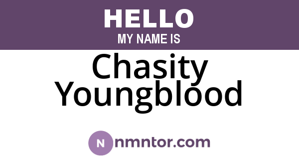 Chasity Youngblood