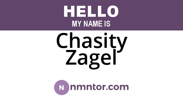 Chasity Zagel