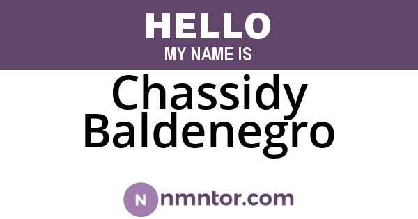 Chassidy Baldenegro