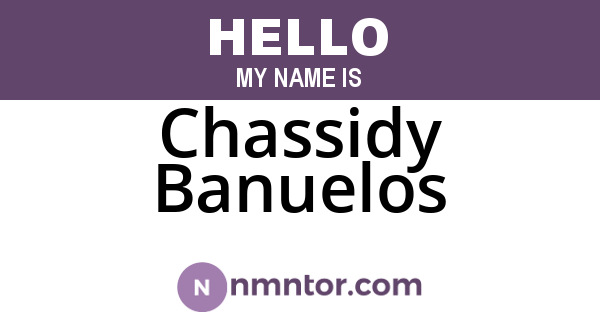 Chassidy Banuelos