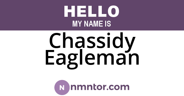 Chassidy Eagleman