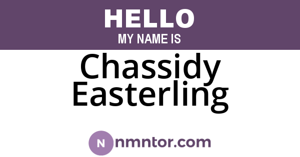 Chassidy Easterling