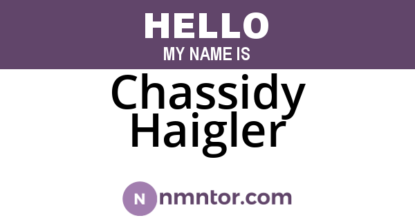 Chassidy Haigler
