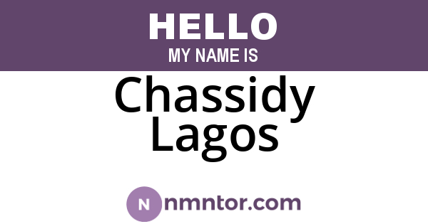 Chassidy Lagos
