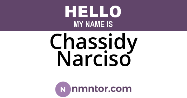 Chassidy Narciso