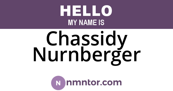 Chassidy Nurnberger