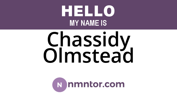 Chassidy Olmstead