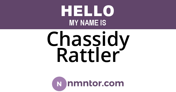 Chassidy Rattler