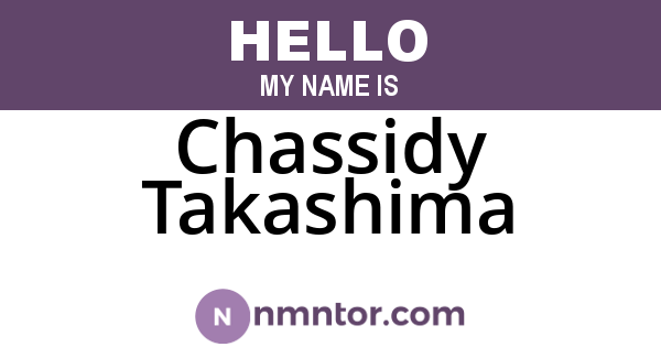 Chassidy Takashima
