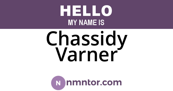 Chassidy Varner
