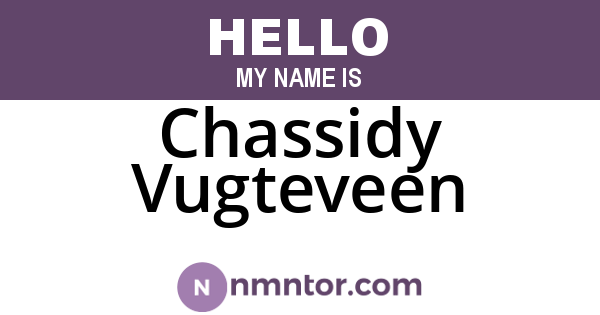 Chassidy Vugteveen