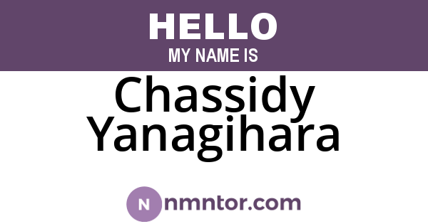 Chassidy Yanagihara
