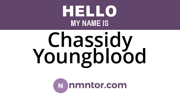 Chassidy Youngblood