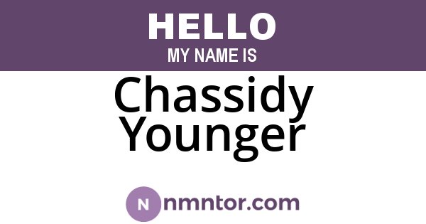 Chassidy Younger