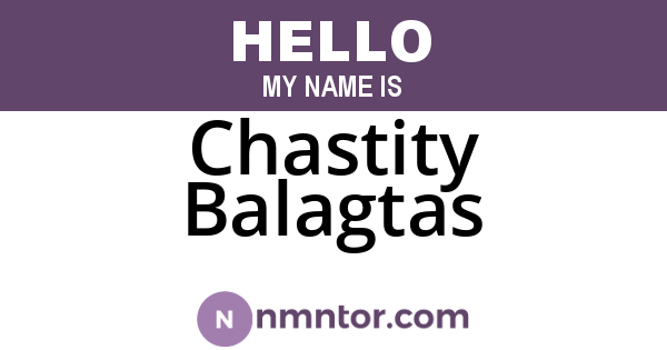 Chastity Balagtas