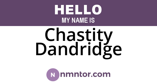 Chastity Dandridge