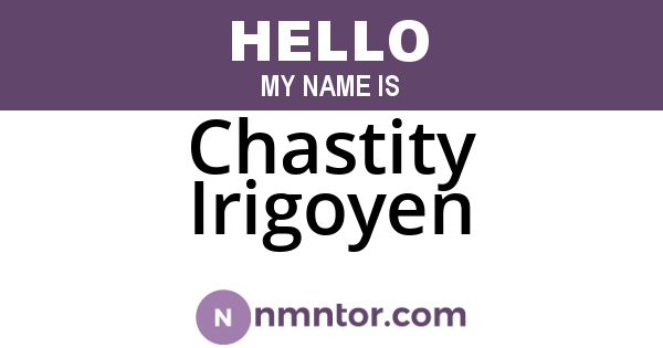 Chastity Irigoyen