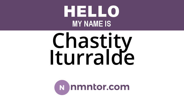 Chastity Iturralde