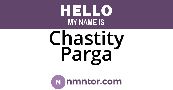 Chastity Parga