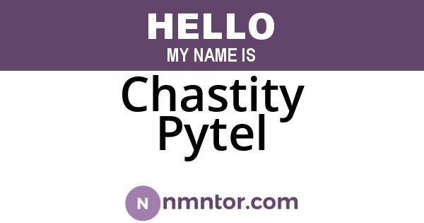 Chastity Pytel