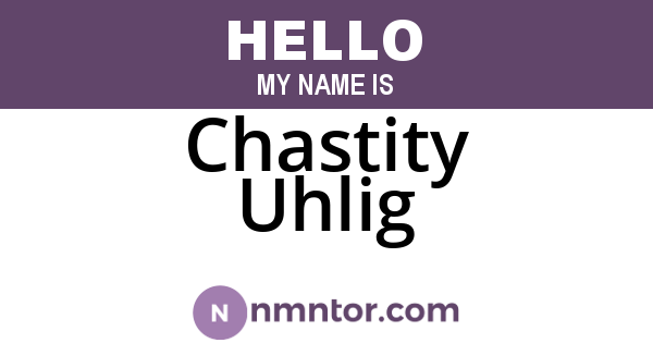 Chastity Uhlig