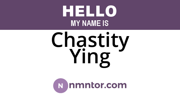 Chastity Ying