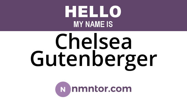 Chelsea Gutenberger