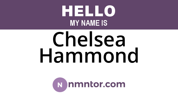 Chelsea Hammond