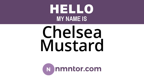 Chelsea Mustard
