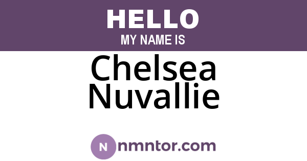 Chelsea Nuvallie
