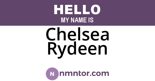 Chelsea Rydeen