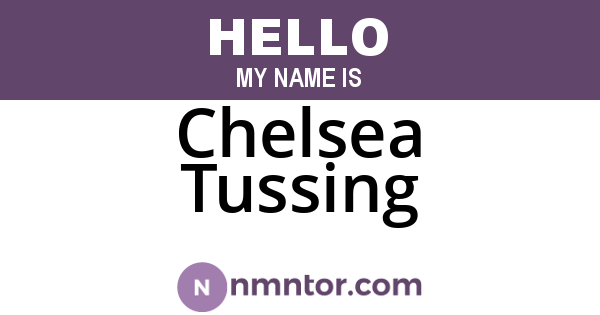 Chelsea Tussing