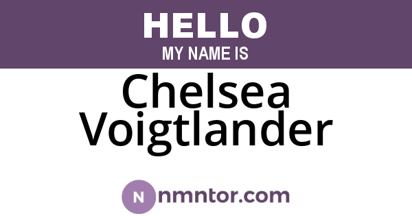 Chelsea Voigtlander