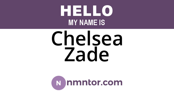 Chelsea Zade