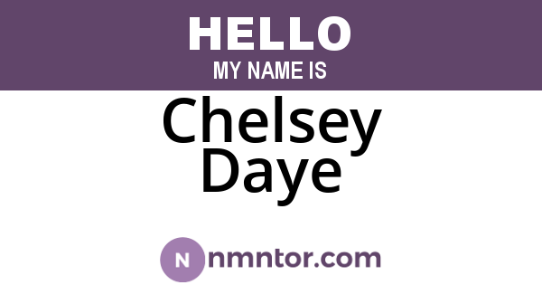 Chelsey Daye