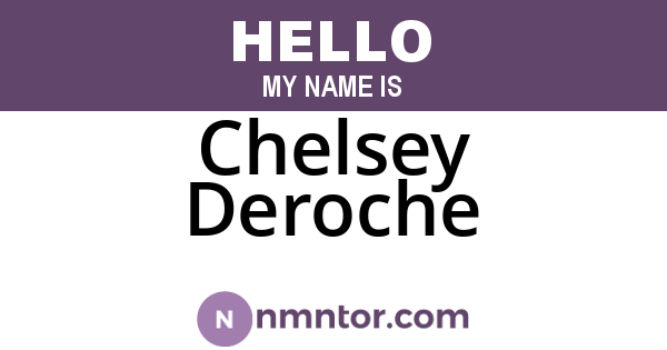 Chelsey Deroche